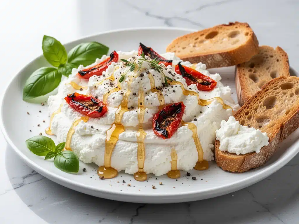 whipped feta dip - featured image