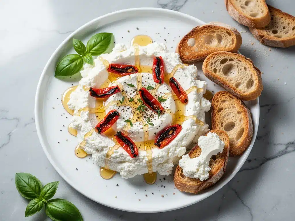 Whipped Feta Dip: Best Easy 15-Minute Honey & Pepper Recipe 4 whipped feta dip preparation steps