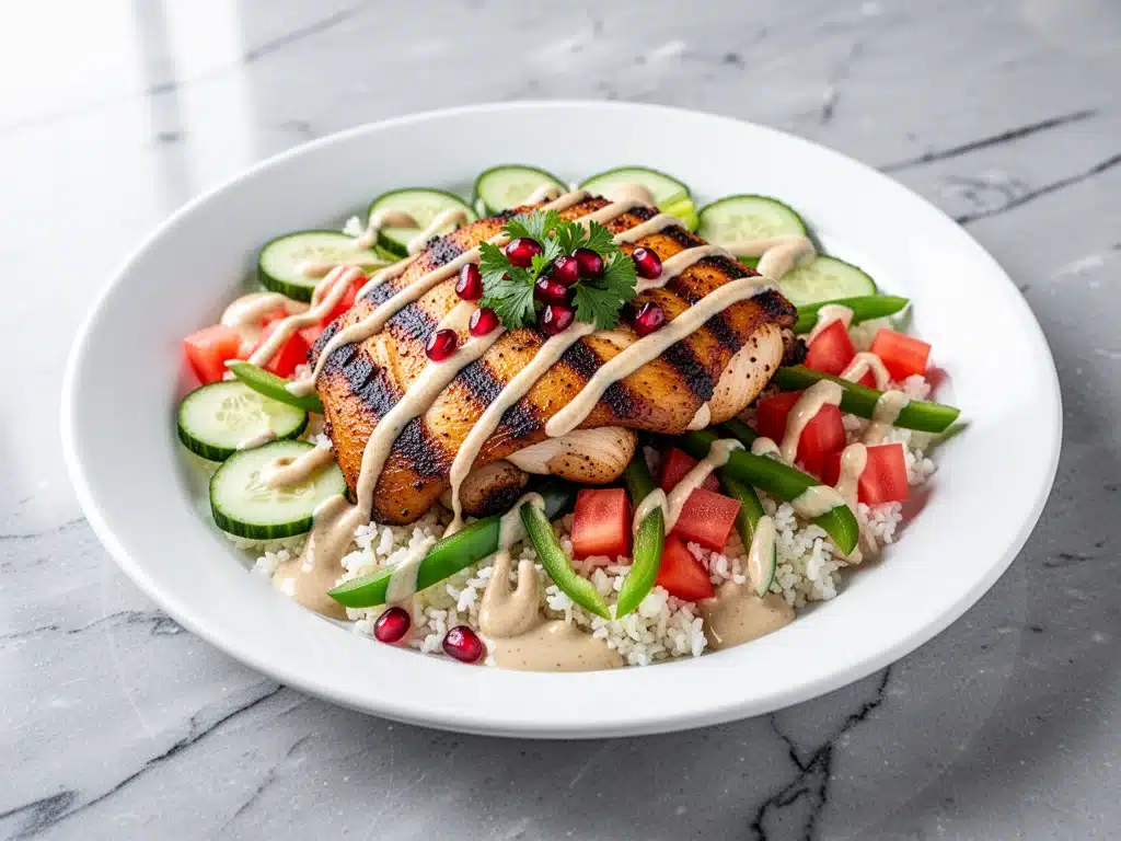 Whole30 Grilled Chicken Shawarma Bowls - featured image