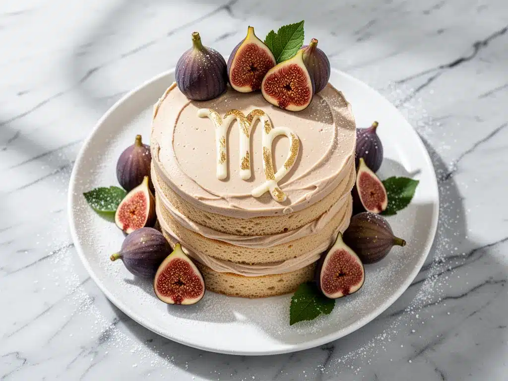 Zodiac Virgo Birthday Cake: Easy Fig & Honey Frosting 4 Zodiac Virgo Birthday Cake preparation steps