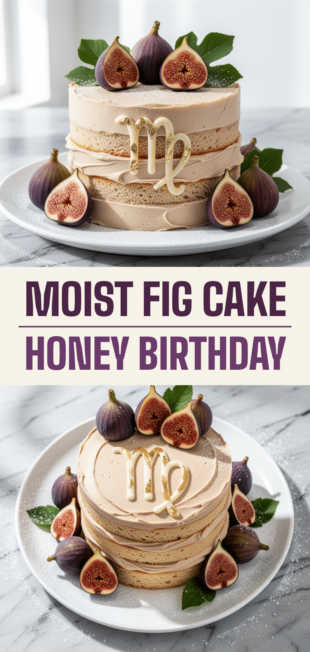 Zodiac Virgo Birthday Cake: Easy Fig & Honey Frosting 5 Zodiac Virgo Birthday Cake recipe