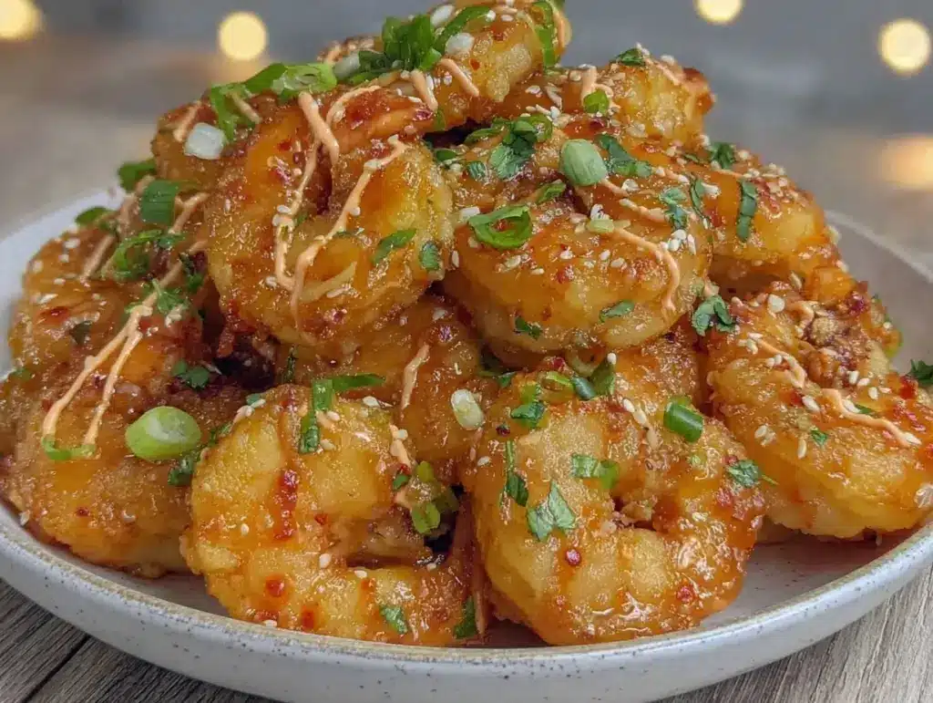 air fryer bang bang shrimp - featured image