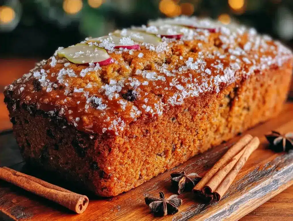 apple cider donut loaf - featured image