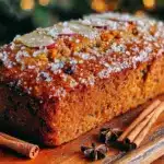 apple cider donut loaf - featured image