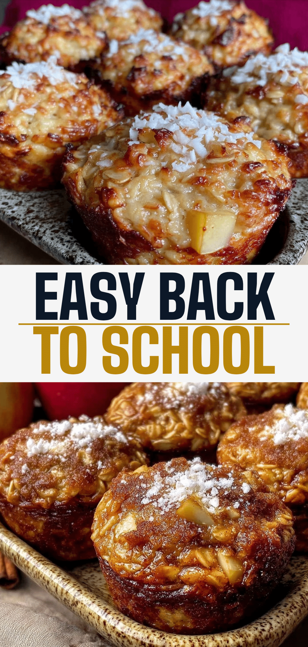 Apple Cinnamon Baked Oatmeal Cups: 12 Best Easy Breakfast Cups 5 apple cinnamon baked oatmeal cups recipe