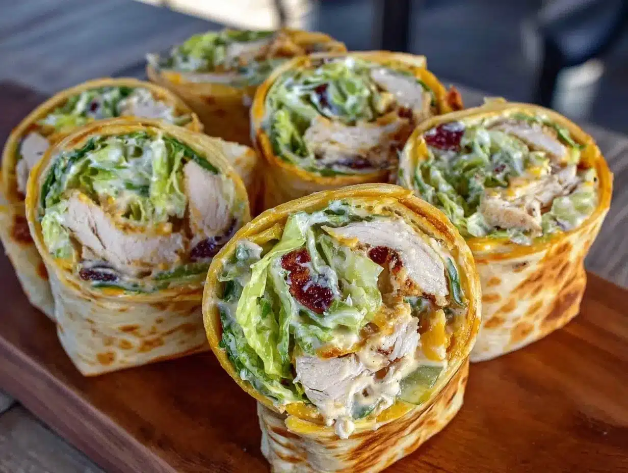 Back to School Chicken Caesar Wraps: 10 Mins 4 Back to School Chicken Caesar Wraps preparation steps