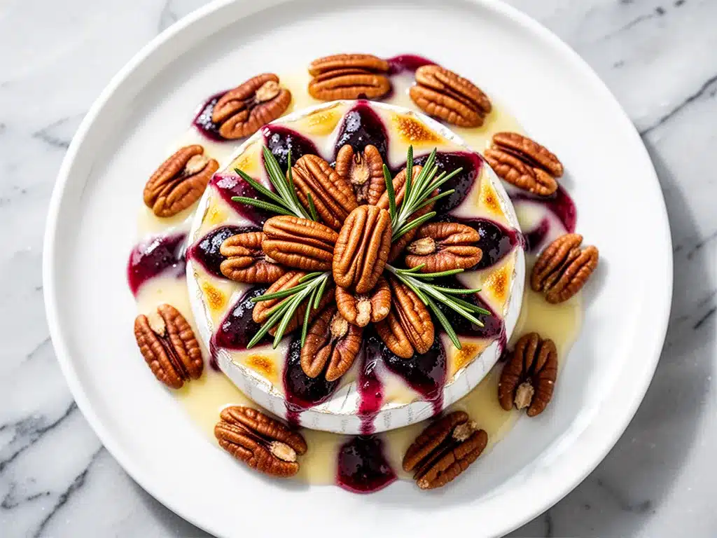 Baked Brie with Fig Jam: Best Easy Holiday Appetizer 4 baked brie with fig jam preparation steps