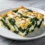 Baked Spinach Feta Egg Casserole - featured image