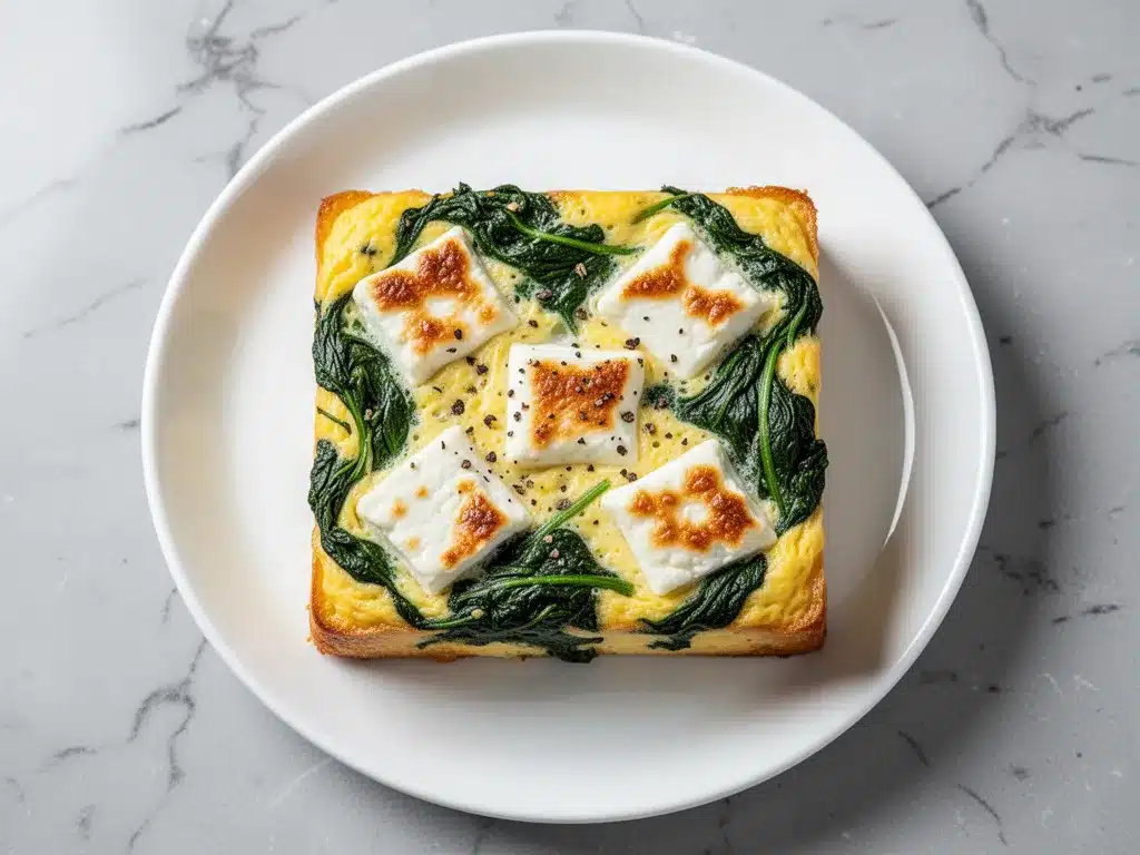 Baked Spinach Feta Egg Casserole: Easy Yom Kippur Break-Fast 4 Baked Spinach Feta Egg Casserole preparation steps
