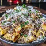 black garlic butter pasta - featured image