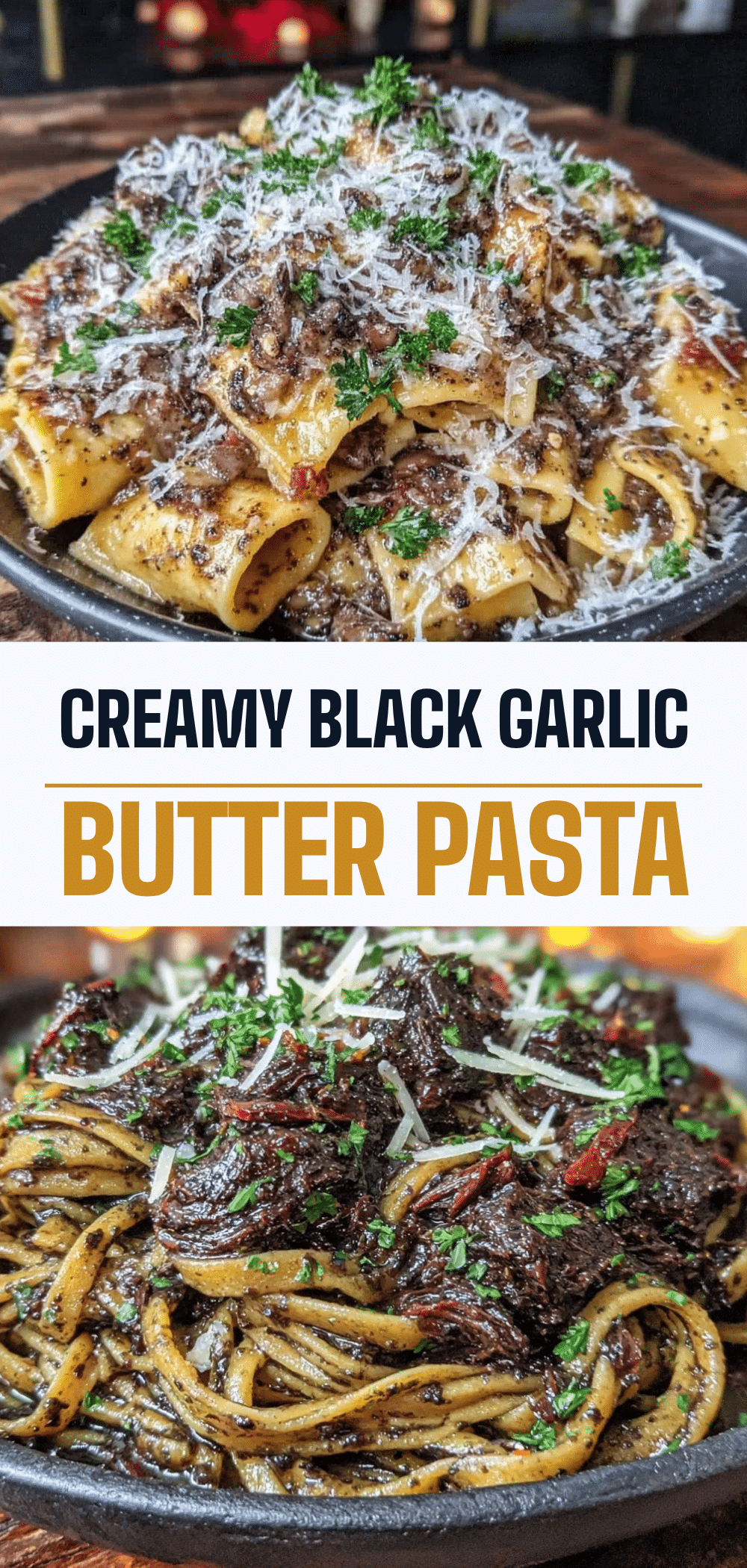 Black Garlic Butter Pasta: Best Easy Halloween Dinner Party 5 black garlic butter pasta recipe