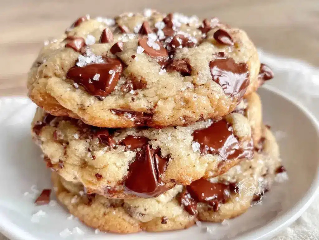 brown butter chocolate chip cookies - featured image
