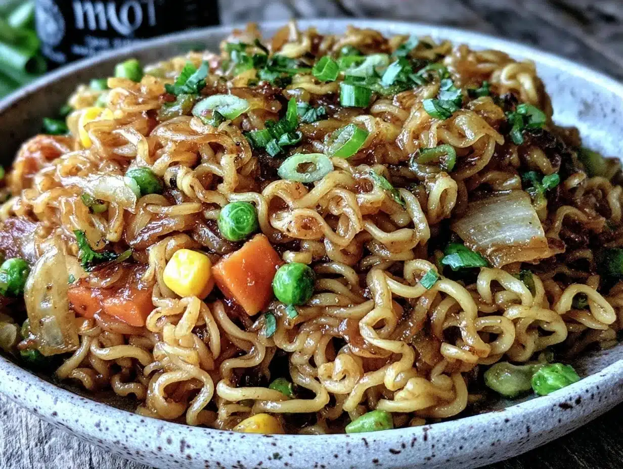 Budget College Ramen Stir Fry: Cheap 1 Person Meal 4 budget college ramen stir fry preparation steps