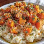 butternut squash risotto - featured image