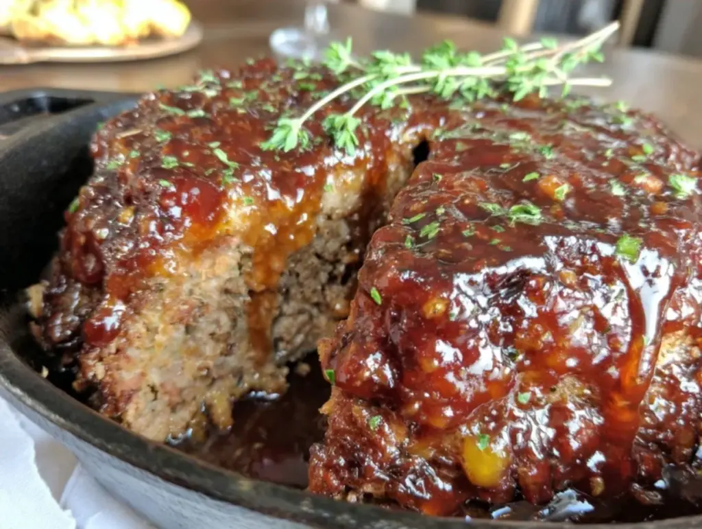Cast Iron Skillet Meatloaf - featured image