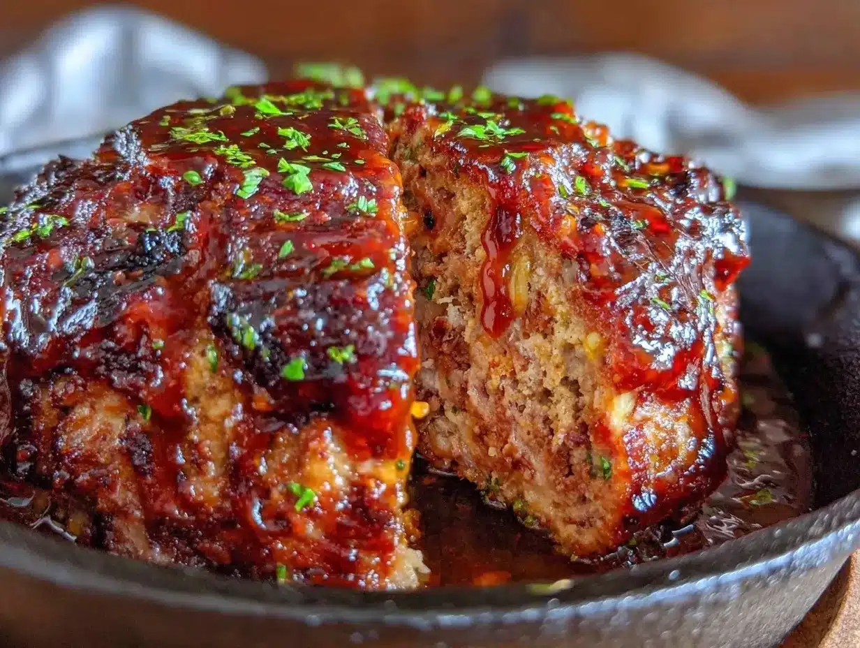 Cast Iron Skillet Meatloaf: Easy Glazed Dinner Party Recipe 4 Cast Iron Skillet Meatloaf preparation steps