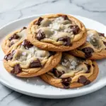 chewy brown butter chocolate chip cookies - featured image