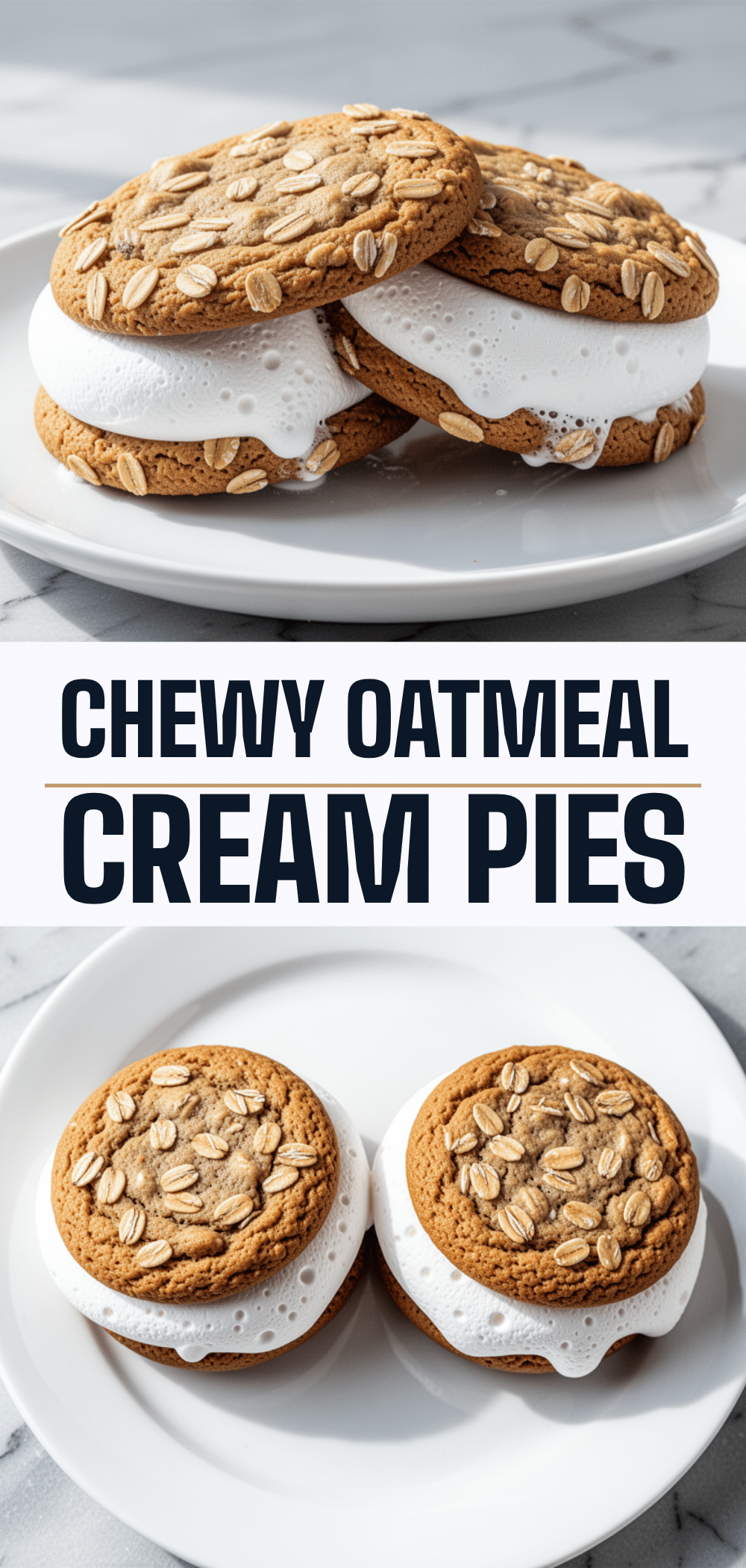 Chewy Oatmeal Cream Pies: Best Easy Homemade Cookies 5 chewy oatmeal cream pies recipe