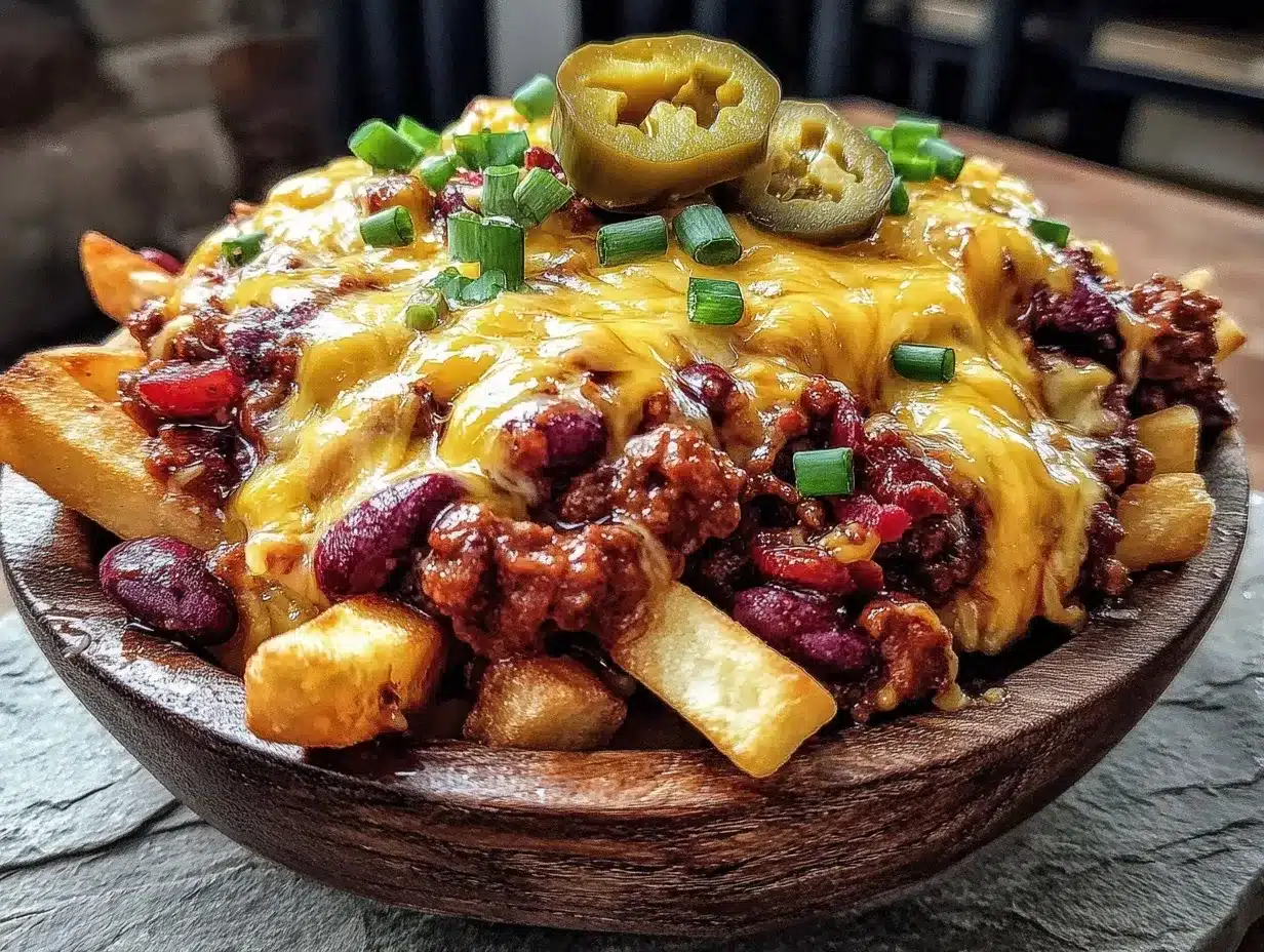 Football Tailgate Chili Cheese Fries: Best Game Day Snack 4 chili cheese fries preparation steps