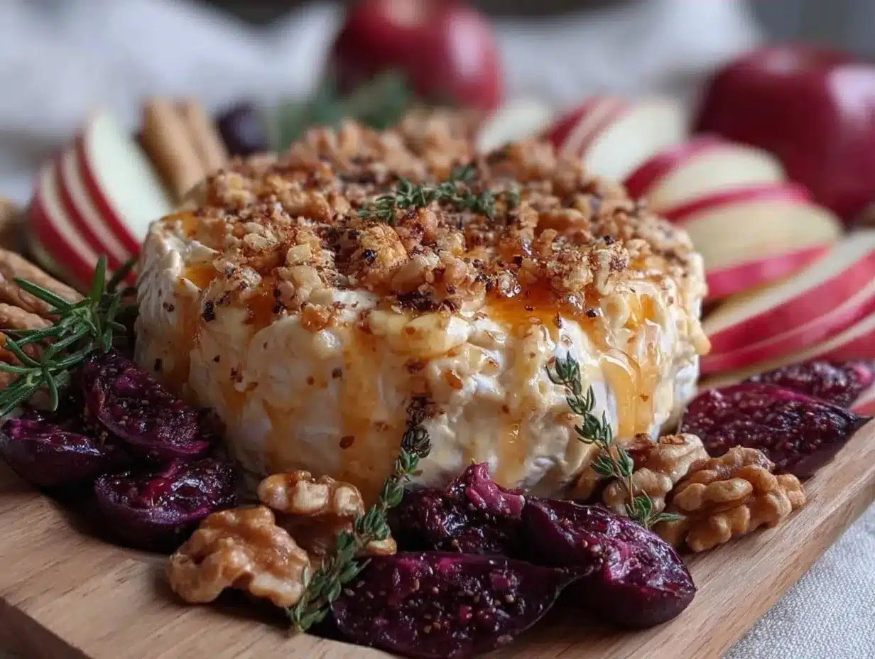 Fall Charcuterie Board: Cinnamon Honey Whipped Brie 4 cinnamon honey whipped brie preparation steps