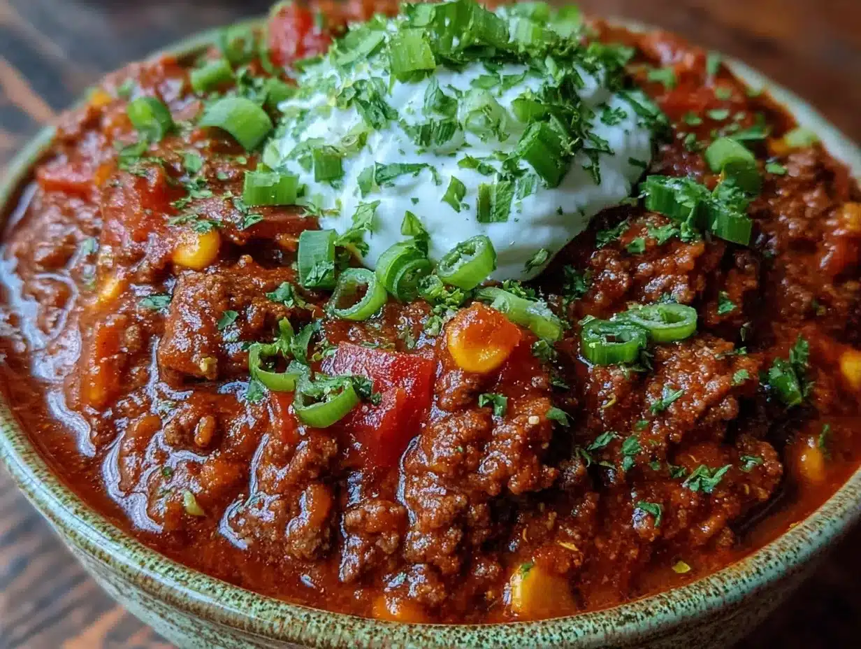 Classic Beef and Vegetable Chili No Beans: 5-Step Party Favorite 4 classic beef and vegetable chili no beans preparation steps