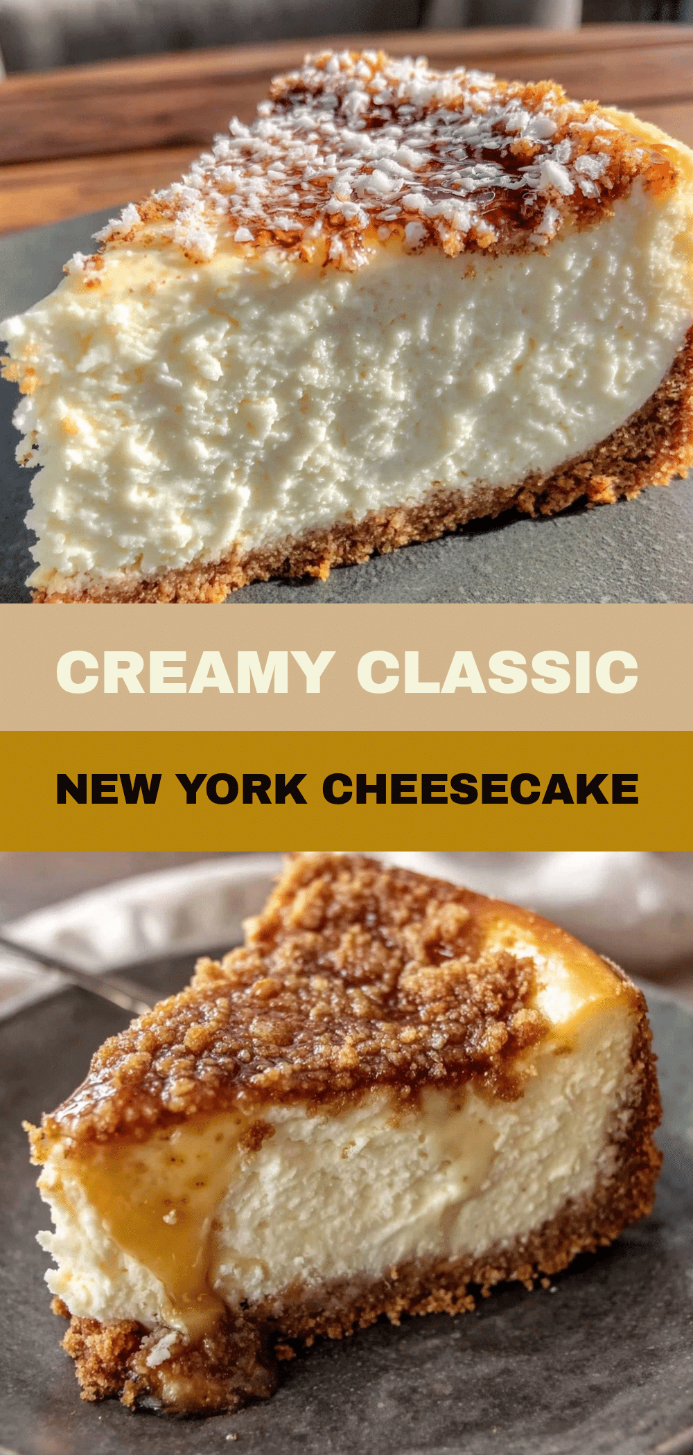Classic New York Cheesecake with Graham Crust: Best Crowd Pleaser 5 Classic New York Cheesecake recipe