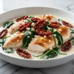 creamy tuscan garlic chicken - featured image