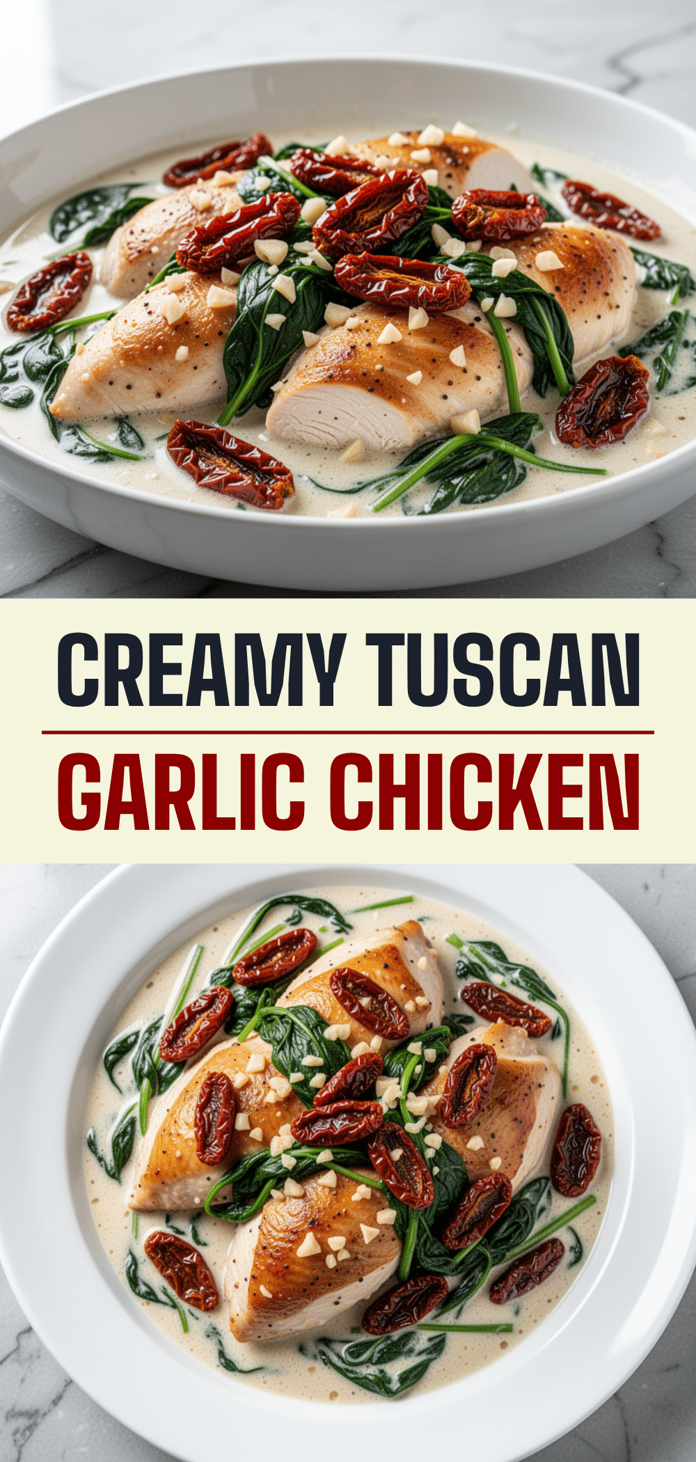 Creamy Tuscan Garlic Chicken One Pan Dinner: 30-Min Meal 5 creamy tuscan garlic chicken recipe
