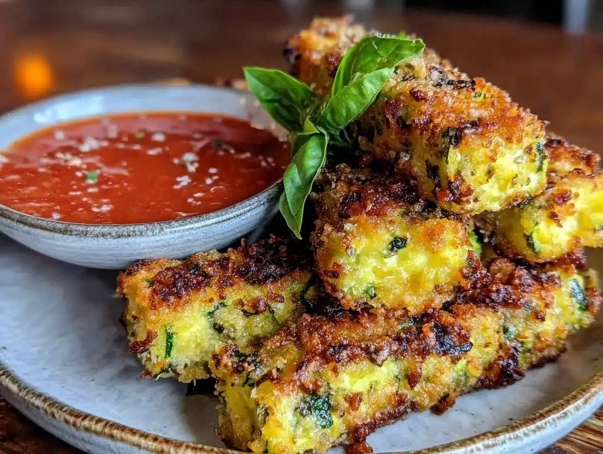 Crispy Baked Zucchini Fries: 10-Min Easy Appetizer 4 crispy baked zucchini fries preparation steps