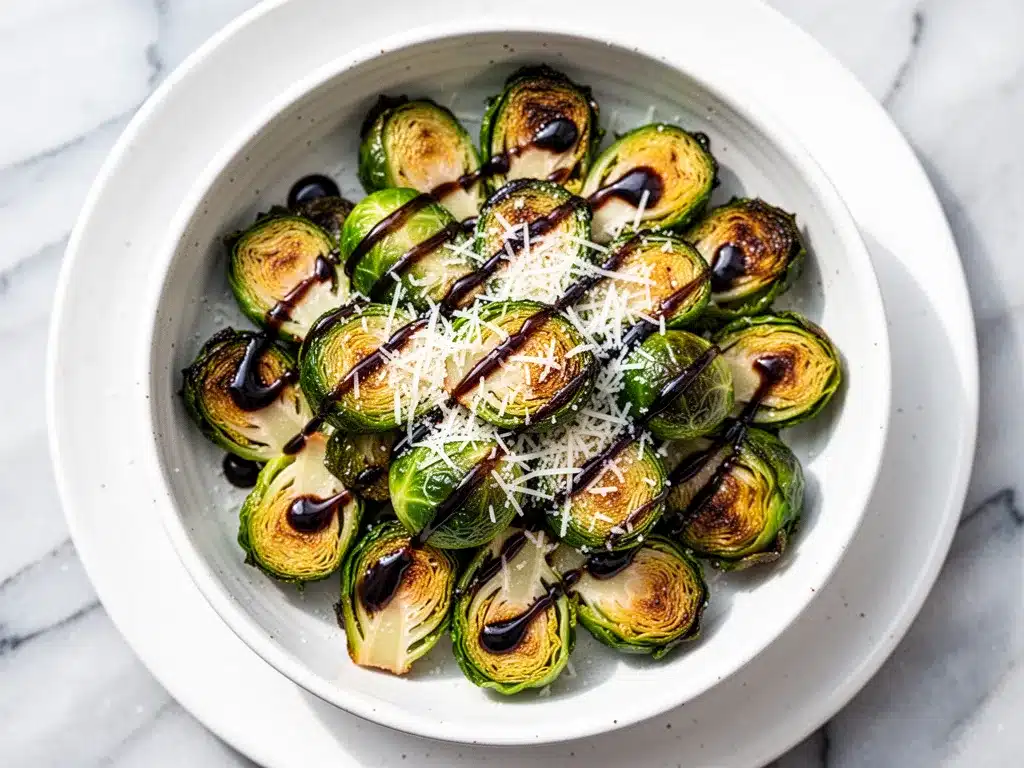 Crispy Garlic Parmesan Brussels Sprouts: Best Easy Weeknight Side 4 crispy garlic parmesan Brussels sprouts preparation steps