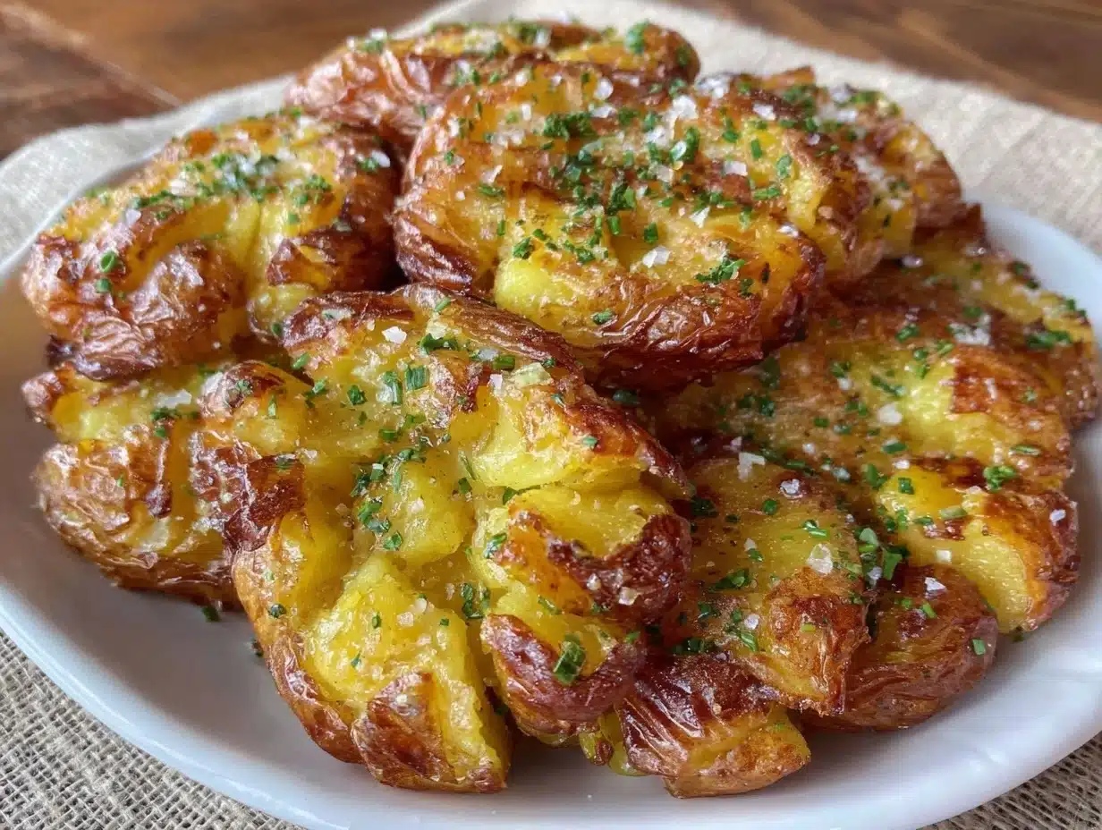 Home 1 crispy smashed potatoes - featured image