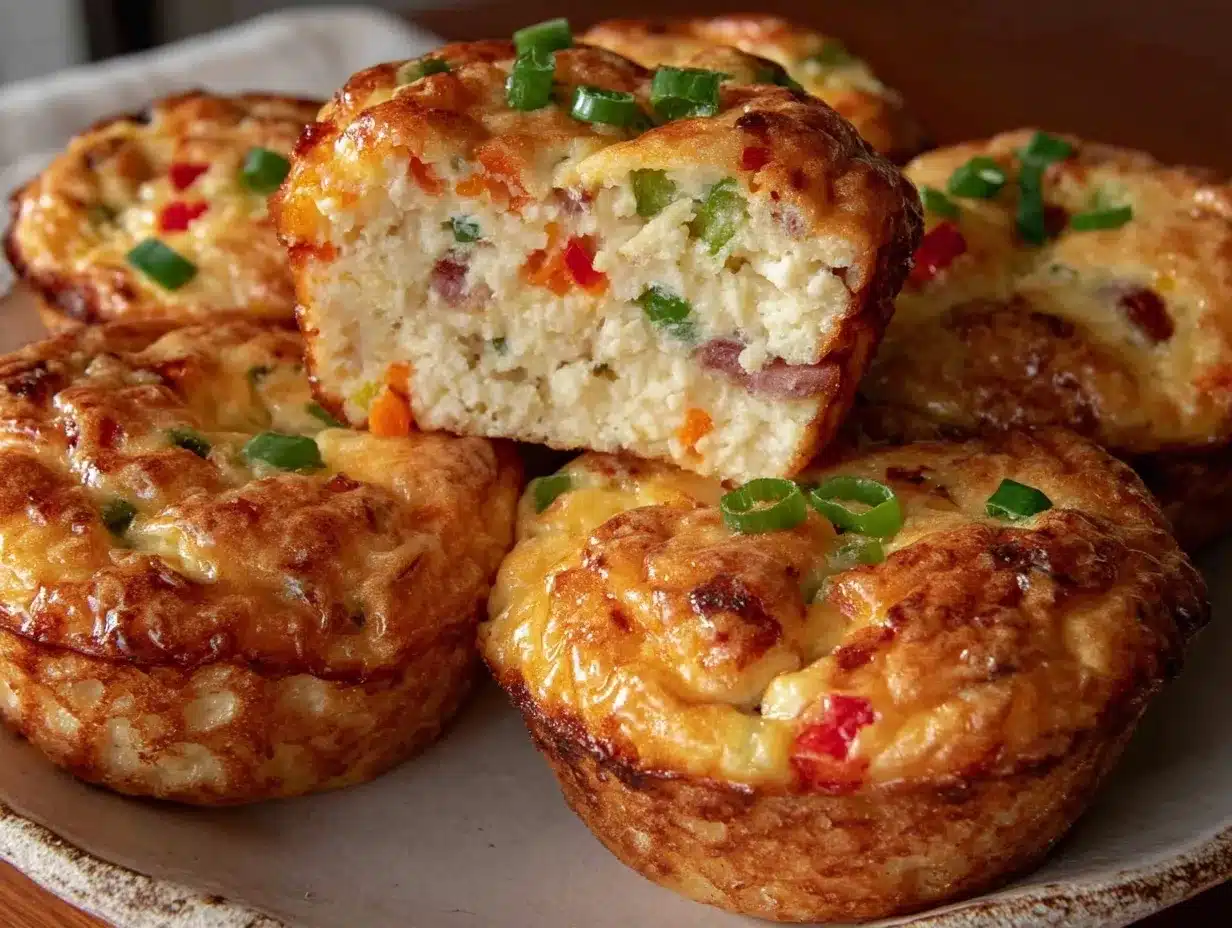 Denver Style Ham and Cheese Egg Muffins: Brunch Stars 4 Denver Style Ham and Cheese Egg Muffins preparation steps