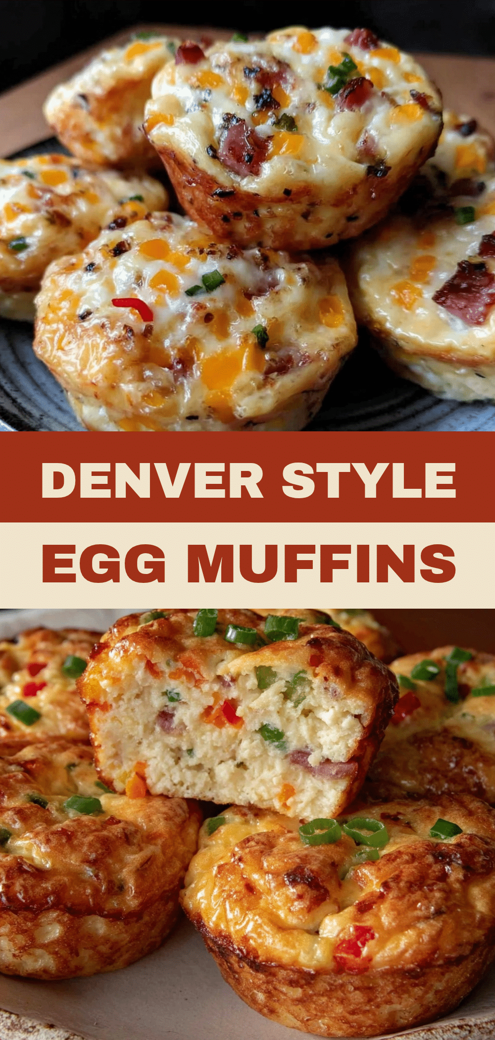 Denver Style Ham and Cheese Egg Muffins: Brunch Stars 5 Denver Style Ham and Cheese Egg Muffins recipe