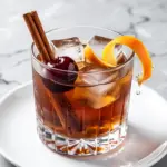 fall apple cider old fashioned - featured image