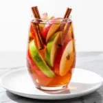 fall caramel apple sangria - featured image