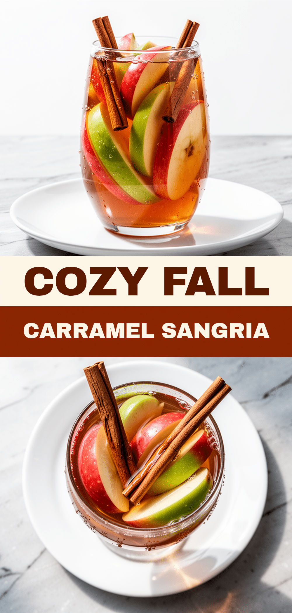 Fall Caramel Apple Sangria: 5 Easy Autumn Drinks 5 fall caramel apple sangria recipe