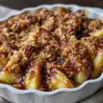 fall honeycrisp apple crisp - featured image