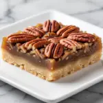 Fall Maple Bourbon Pecan Pie Bars - featured image
