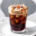 fall maple cinnamon cold foam iced coffee - featured image