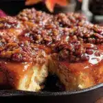 fall maple pecan sticky buns - featured image