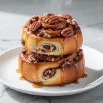 fall maple pecan sticky buns - featured image