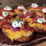 football party loaded potato skins - featured image