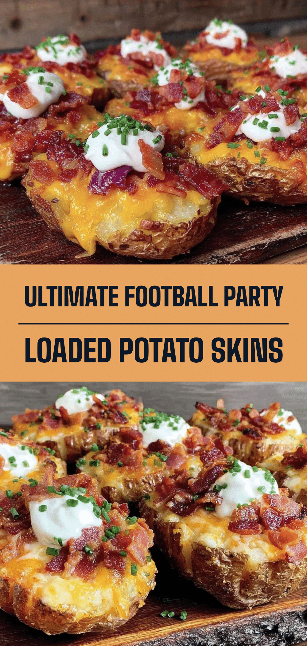 Football Loaded Potato Skins: The One Trick for Crispiest Skins 5 football party loaded potato skins recipe