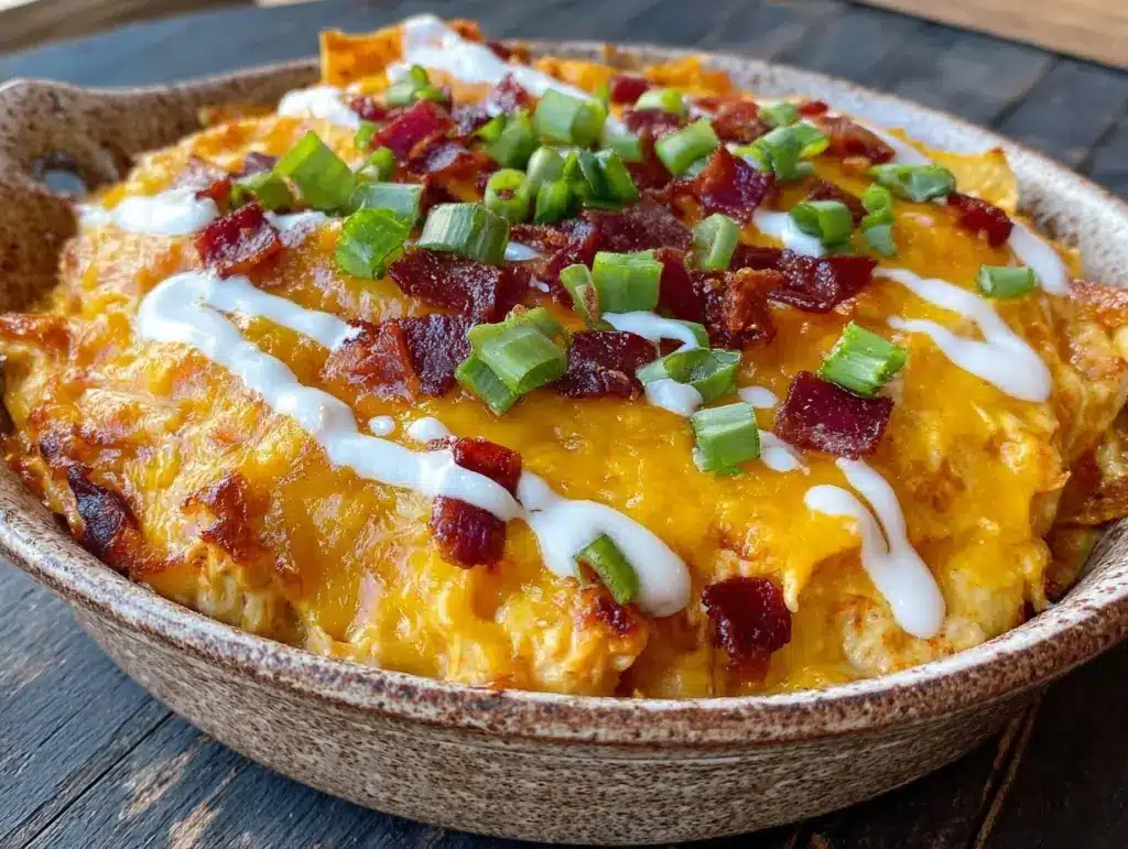 Football Tailgate Buffalo Chicken Dip - featured image