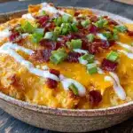Football Tailgate Buffalo Chicken Dip - featured image