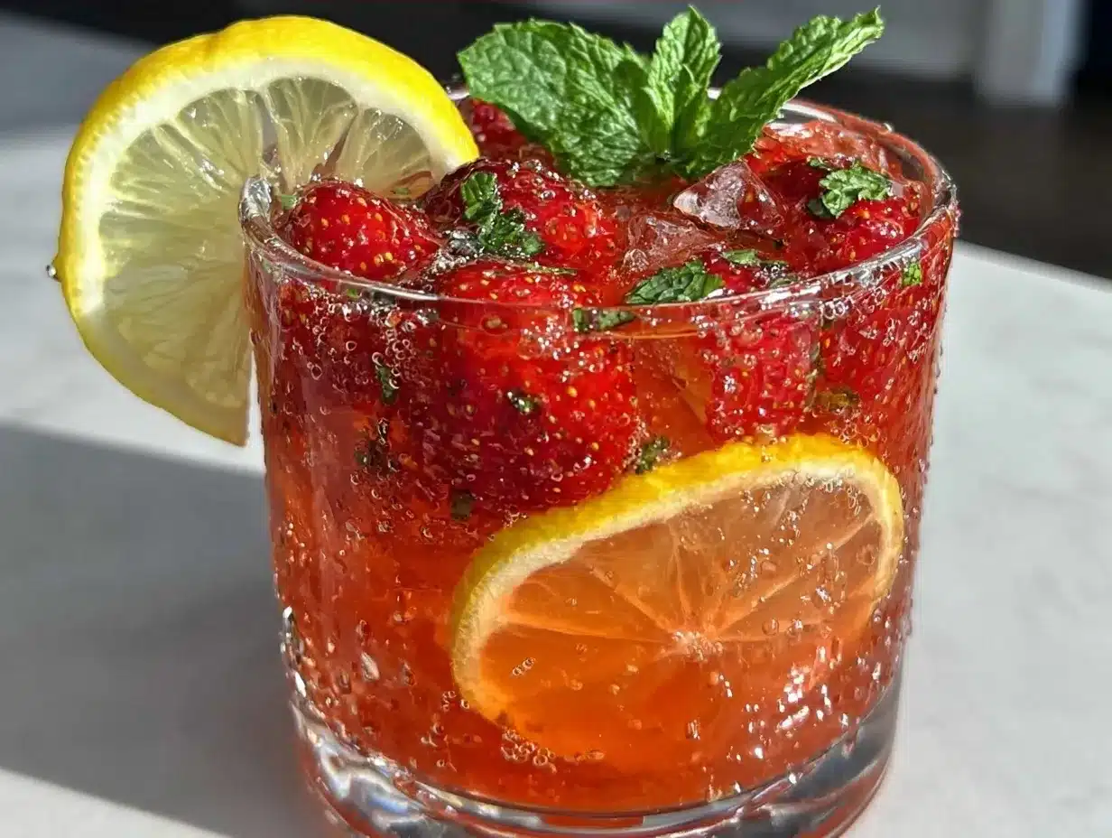 Fresh Strawberry Lemonade with Mint: The Perfect Summer Party Drink 4 fresh strawberry lemonade with mint preparation steps