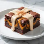 Fudgy Pumpkin Swirl Brownies - featured image
