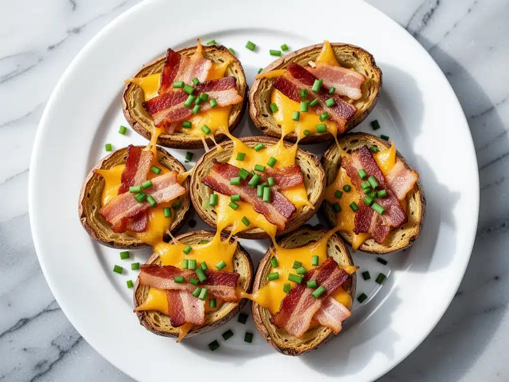 Game Day Crispy Air Fryer Loaded Potato Skins: 5-Ingredient Party Dip 4 Game Day Crispy Air Fryer Loaded Potato Skins preparation steps