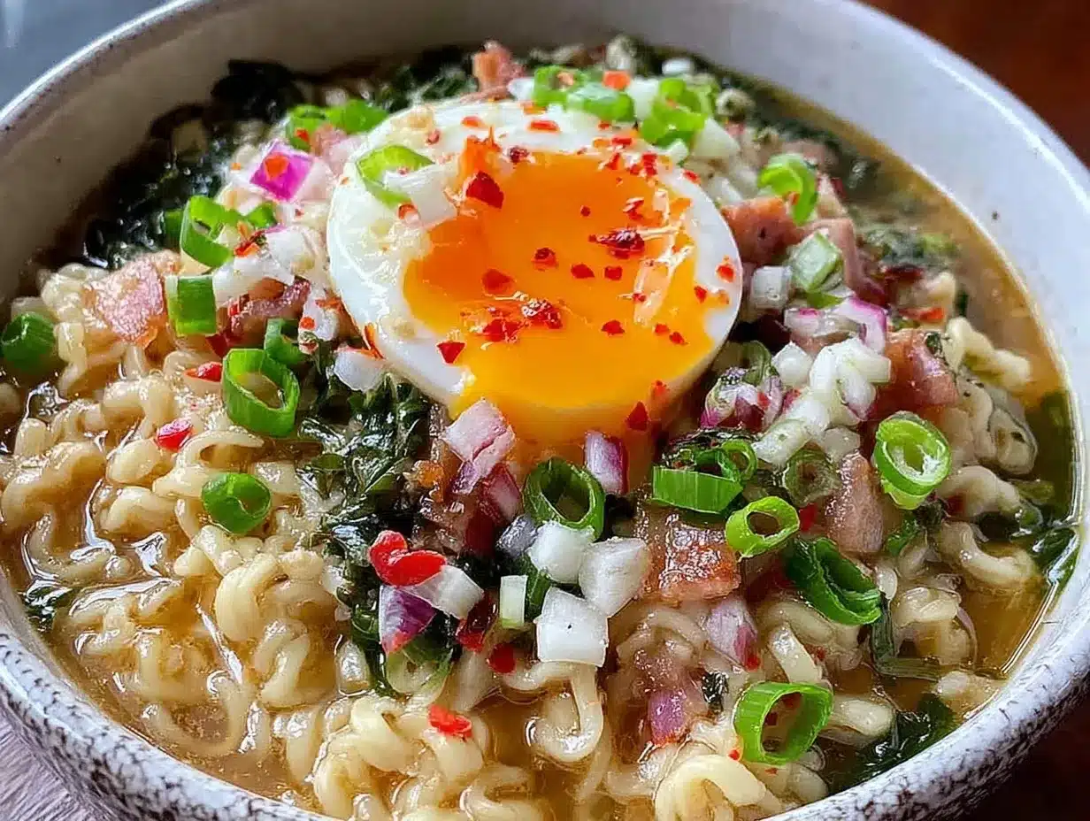 Garlic Butter Ramen: The Best 5-Minute Bowl 4 garlic butter ramen preparation steps