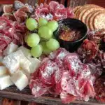 Garlic Parmesan Charcuterie Board with Honeycomb - featured image